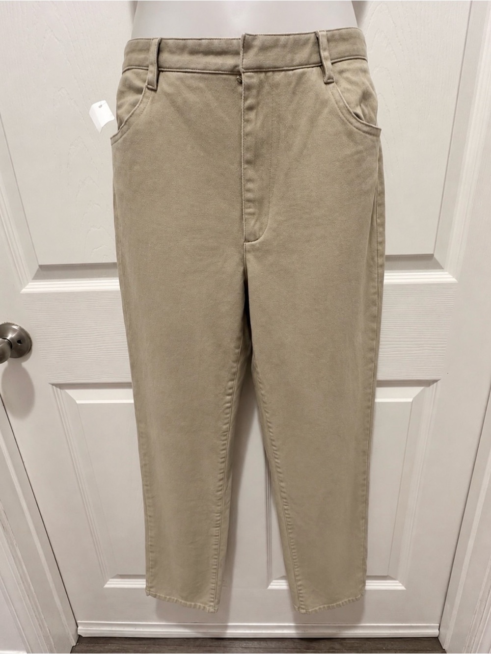 Talbots Collection Stretch Khaki Straight Leg Pants Sz 4 Quiet Luxury Old Money